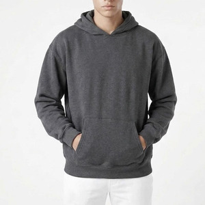 Custom Logo Heavyweight Oversized Hoodie 100% Cotton Fleece Streetwear Sweatshirt OEM Wholesale Casual Wear Drop Shoulder Hoodie - Product Image 6