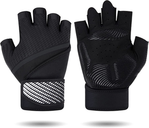 Guantes de Entrenamiento Fawn International para Levantamiento de Pesas, Antideslizantes, de Silicona, con Cordones y Agarre para Gimnasio y Fitness, Unisex - Product Image 1
