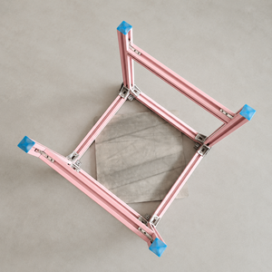 Pièces de cadre de mobilier de patio en aluminium sur mesure selon dessin, fabriquées en usine pour les étagères de rangement extérieures, les étagères et les petites tables. - Product Image 4
