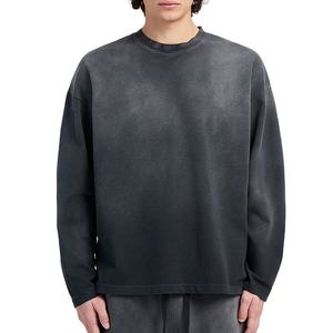 Sudadera de Invierno de Alta Calidad para Hombre, Lavado Ácido, Personalizada con Logotipo, Estilo Vintage, Ropa Urbana - Product Image 1