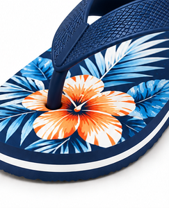 Sandales de plage en gros à lanières côtelées pour l'été, usage décontracté en extérieur, tongs confortables antidérapantes - Product Image 6