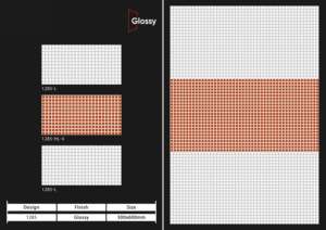 Azulejos de Pared de Cerámica Elegantes y Brillantes de 30x60 cm (12x24 Pulgadas), Acabado Decorativo para Paredes Interiores, para Baños y Cocinas de Lujo - Product Image 3