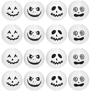 Lanterne di Carta a Forma di Zucca per Halloween, Decorazioni Estive Appese per un'Atmosfera Festiva - Product Image 1