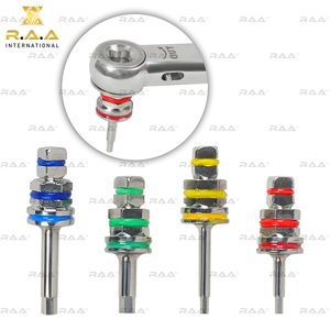 Llave Dinamométrica Manual Universal de Acero para Implantes Dentales, 10-50 Ncm, con 4 Puntas Hexagonales de 1.25 y 2.42 mm, Calidad Premium R.A.A. INTERNATIONAL - Product Image 2