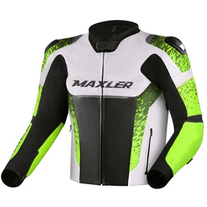 Mens Genuine Leather Motorbike Jacket OEM Supplier Custom Logo Motorcycle Riding Gear Protective Outerwear - Product Image 1