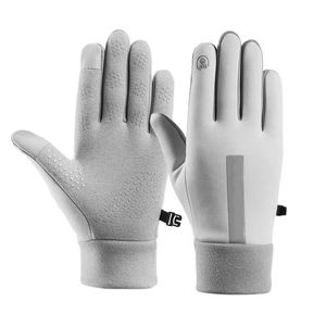 Gants d'hiver pour l'extérieur, coupe décontractée, résistants au vent, pour la conduite, style tendance, antidérapants - Product Image 1