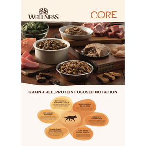 Nourriture sèche pour chiens sans céréales Wellness - Série Core - Viande sauvage 22 lb - Product Image 5