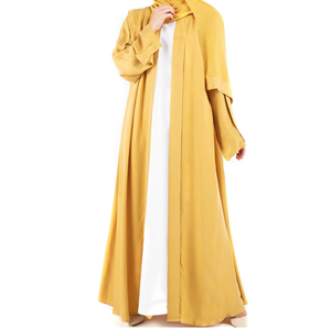 Abaya imprimée tendance en promotion, vente en gros, abaya islamique pour femmes, abaya musulmane à ouverture frontale, designs personnalisés, broderies, abayas respirantes - Product Image 5