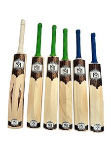 Bate de críquet Mannu Sports Kashmir Willow de la mejor calidad, ligero, moderno, para exteriores, indio, natural, duradero, con mango estándar, para entrenamiento. - Product Image 2