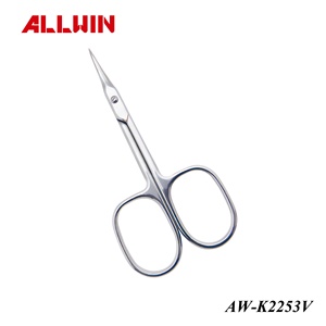 Ciseaux en acier inoxydable satiné pour la coupe des ongles des pieds, lame incurvée avec pointe acérée pour les soins des ongles, la pédicure et la manucure - Product Image 4