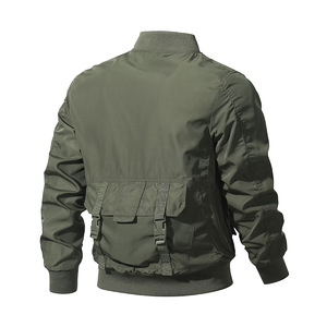 Pocket Flight <b>Jacket</b> Streetwear Bomber Motorcycle <b>Jacket</b> Spring New Tactical Outdoor Multifunctional Waterproof - Product Image 4