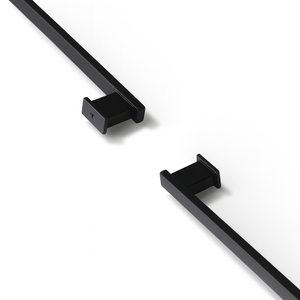 Wholesale Price Modern Matte Black Zinc Alloy Cabinetry Handles Minimalist Rectangle <b>Pulls</b> for Kitchen Bathroom Furniture - Product Image 4
