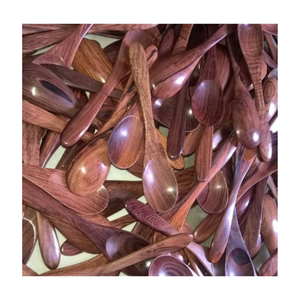 Cuillère en bois de cuisine de forme classique, fabriquée en bois de qualité supérieure, idéale pour la cuisine et le service de soupes - 99GD - Ms Violet - Product Image 3