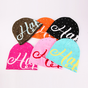 Unisex Stretch Knit Beanie Comfortable <b>Winter</b> <b>Cap</b> Bulk Supply Unisex Warm Street Style Beaded Beanies - Product Image 2