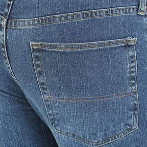 Jeans de Mezclilla Casuales de Corte Recto para Hombre, 100% Algodón, Ecológicos, Ligeros, Lavado Vintage, Elásticos, de Alta Calidad - Product Image 2