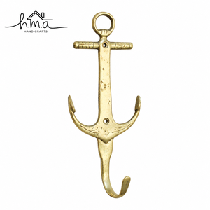 Solid Brass Vine Wall <b>Hook</b> Rack with <b>Decorative</b> Leaf Design Pearl Accents Five <b>Hooks</b> <b>Coat</b> Towel Keys Hat Bag Holder Wall Mounted - Product Image 4