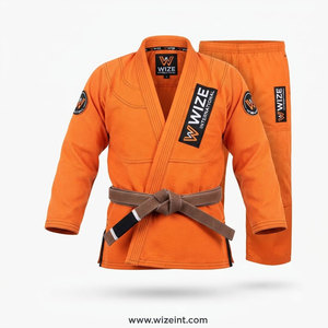 Uniforme de Jiu Jitsu Brasileño (BJJ) de Alta Calidad, Nuevo y en Oferta, Uniforme de Artes Marciales Mixtas (MMA) 100% Algodón 220g, Uniforme de Combate Duradero para Adultos con Logotipo Personalizado - Product Image 1