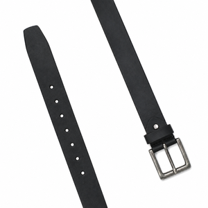 Custom Black Genuine <b>Leather</b> High Eco-Friendly Durable Polo <b>Belt</b> Handcrafted Woven Argentine Style Casual Jeans Unisex Steel - Product Image 3