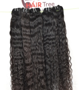 Natural Remy Virgin Curly <b>Black</b> 100g Shine Bundles Single Drawn Cuticle Aligned Indian Temple Human <b>Hair</b> <b>Extensions</b> - Product Image 3