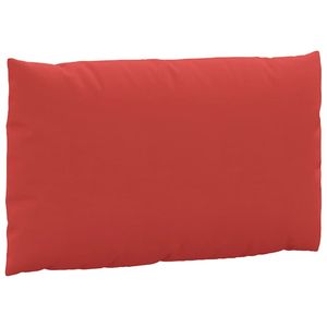 Coussin de palette moyen en tissu Oxford pour extérieur (100% polyester) rouge - Product Image 6