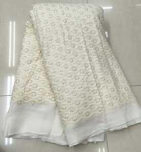 Tela Georgette de Viscosa Pura - Tejido Arrugado Semitransparente Premium Teñible con Revestimiento de PA de Alto Gramaje para Sarees, Lehengas, Trajes Étnicos - Product Image 1