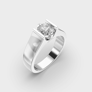 Anillo de Plata 925 con Moissanita para Hombre, Diseño Moderno, Calidad Premium, Brillo Intenso, Joyería Fina para Boda, Compromiso o Fiesta - Product Image 4