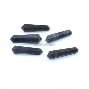 Crayon à double point de la galerie indienne naturelle de qualité étoile en gros pour la guérison et la fabrication de bijoux de l'Inde - Product Image 4