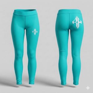 Leggings de Mujer de Alta Calidad, Diseño Personalizado, Estilo Casual, Material Spandex/Nylon, Estampado Técnico, por RIVIAN ATLANTIC - Product Image 6