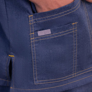 Customized Color & Logo Unisex <b>Scrub</b> <b>Sets</b> with Spandex/Cotton Canvas Fabric High Quality Hospital <b>Scrub</b> Uniform Needle Detection - Product Image 4