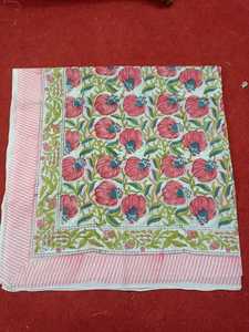 Hand Block Print Sarong Woman Wear Scarves Indian Beautiful Hand Made Cotton Pareo Decorative Stylish Dupatta Bath Cover <b>Throw</b> - Product Image 2