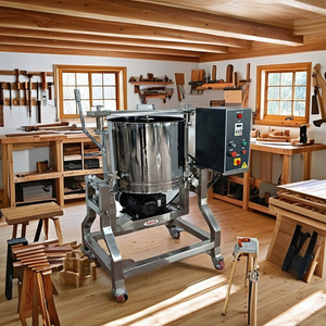 Mélangeur de chocolat Sahith 40KG avec moteur puissant pour outil de broyage du bois, idéal pour le chocolat en vrac, doté d'un boîtier de transmission central inclinable - Product Image 1