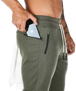 กางเกงกีฬาเอวยางยืด,กางเกงวอร์มทรงหลวมผ้าโพลีเอสเตอร์สำหรับผู้ชาย - Product Image 3