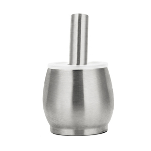 Ensemble mortier et pilon en acier inoxydable de haute qualité, mélangeur d'épices, pilon à khalbatta, pilon à okhli, outil de cuisine pour broyer les herbes et les épices, design moderne - Product Image 3