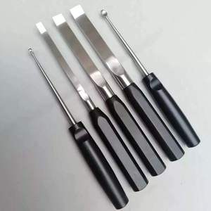 Curette osseuse, burin, élévateur périostal, instrument chirurgical orthopédique, 5 pièces - Product Image 3