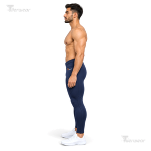 <b>Men's</b> Athletic Compression Tights Breathable Solid Pattern Sports Training Fitness Pants Elastic Mid Waist Yoga <b>Leggings</b> <b>for</b> <b>Men</b> - Product Image 3