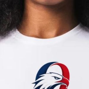 Camiseta Deportiva Corta Blanca para Mujer, Transpirable, Informal, de Algodón, para Gimnasio, Fitness, Entrenamiento, Ejercicio, Manga Corta - Product Image 4