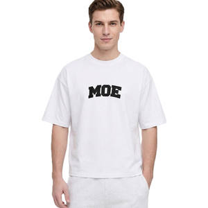 Camiseta Oversize de Algodón para Hombre, 240 GSM, Estilo Urbano, Fabricante de Prendas con Logotipo Personalizado para Marcas de Ropa - Product Image 1