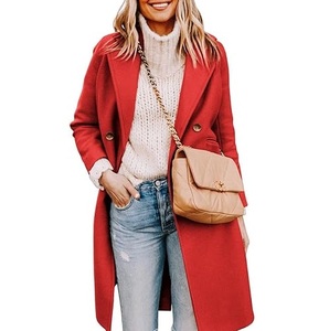 Nouvelle Arrivée Manteau Long en Laine Respirant à Manches Longues pour Femme – Vêtement d'Hiver - Product Image 4