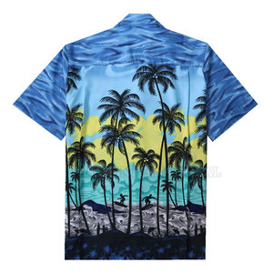 Casual Wear Light <b>Weight</b> Men Hawaii Shirts For Sale Customized Logo Breathable Men Hawaii Shirts - Product Image 2