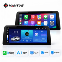 Universel 12.3 pouces Android 4G SIM View DSP Mirror Link CarPlay Navigation display Benz/BMW/AUDI
