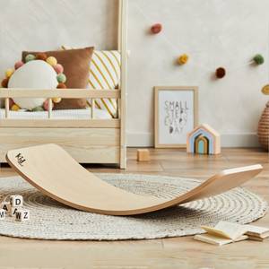 Tablero de madera con curvas personalizado Tablero de equilibrio de madera Niños Equilibrio Braining Niños Stepping Stones Actividad Jugar Gimnasio Juguetes para niños pequeños - Product Image 2