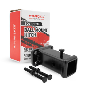 ROADPOWER (RP-HTRC-BK) Heavy-Duty Pintle <b>Hook</b> Hitch Ball, 5,000 lbs Capacity Built From High Strength Steel & High Load Capacity - Product Image 1