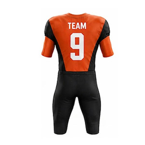 Kit de football américain athlétique avec maillot léger, pantalon, casque et accessoires pour les entraînements d'équipe - Product Image 3