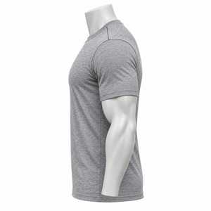 T-shirt homme à manches courtes en tissu de coton léger, conçu pour un confort décontracté et une mode décontractée moderne au quotidien. - Product Image 4