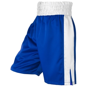 Men's High Waist <b>Red</b> Muay Thai Boxing Shorts Polyester Satin Quick Dry Sportswear Short Pants for Adults - Product Image 6