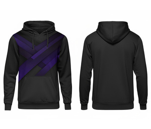 Sweat à capuche personnalisé avec logo par sublimation, style streetwear – Sweat à capuche personnalisé pour équipe, hommes, femmes, jeunes, veste à capuche d'entraînement, vêtements de sport - Product Image 2