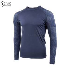 Imprimé Bjj Rash Guard Sublimé Rash Guard Fabricant Concevez votre propre Rash Guard Tissu Spandex Rashguards - Product Image 2