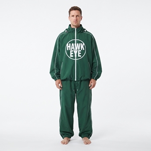 Ensemble veste coupe-vent en nylon et pantalon de survêtement pour homme, vêtements de sport légers - Product Image 1