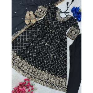 ชุดกาวน์ปาร์ตี้ของนักออกแบบหญิงประกอบด้วย dupatta และห้องชุดเพื่อลุคที่มีสไตล์ - Product Image 4