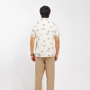 เสื้อเชิ้ตฮาวายแห้งเร็วสำหรับฤดูร้อน ขายส่ง ผลิตจากโพลีเอสเตอร์ 100% ชุดเสื้อและกางเกงขาสั้นสองชิ้นลายพิมพ์ เสื้อฮาวายสำหรับผู้ชาย - Product Image 3